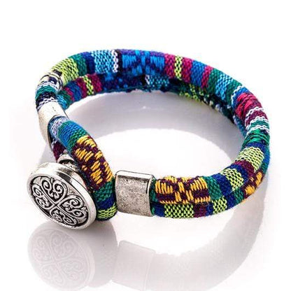 Boho Flower Charm Bracelet