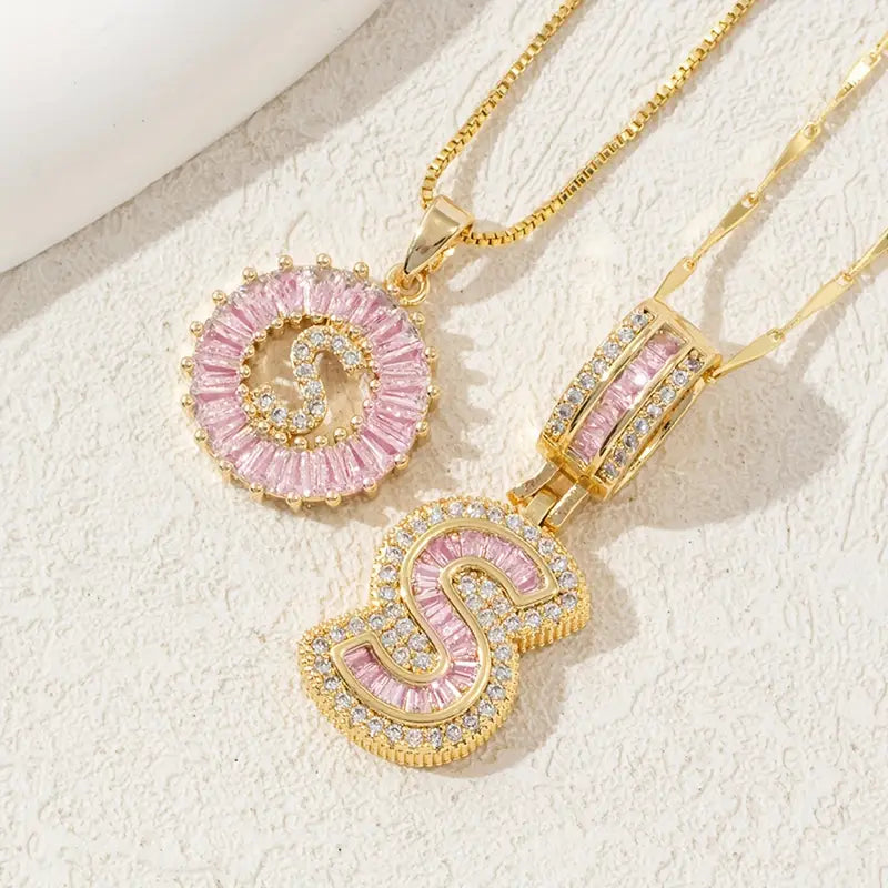 【LAST DAY 48% OFF】2 Pack - Initial Letter Pendant Necklaces