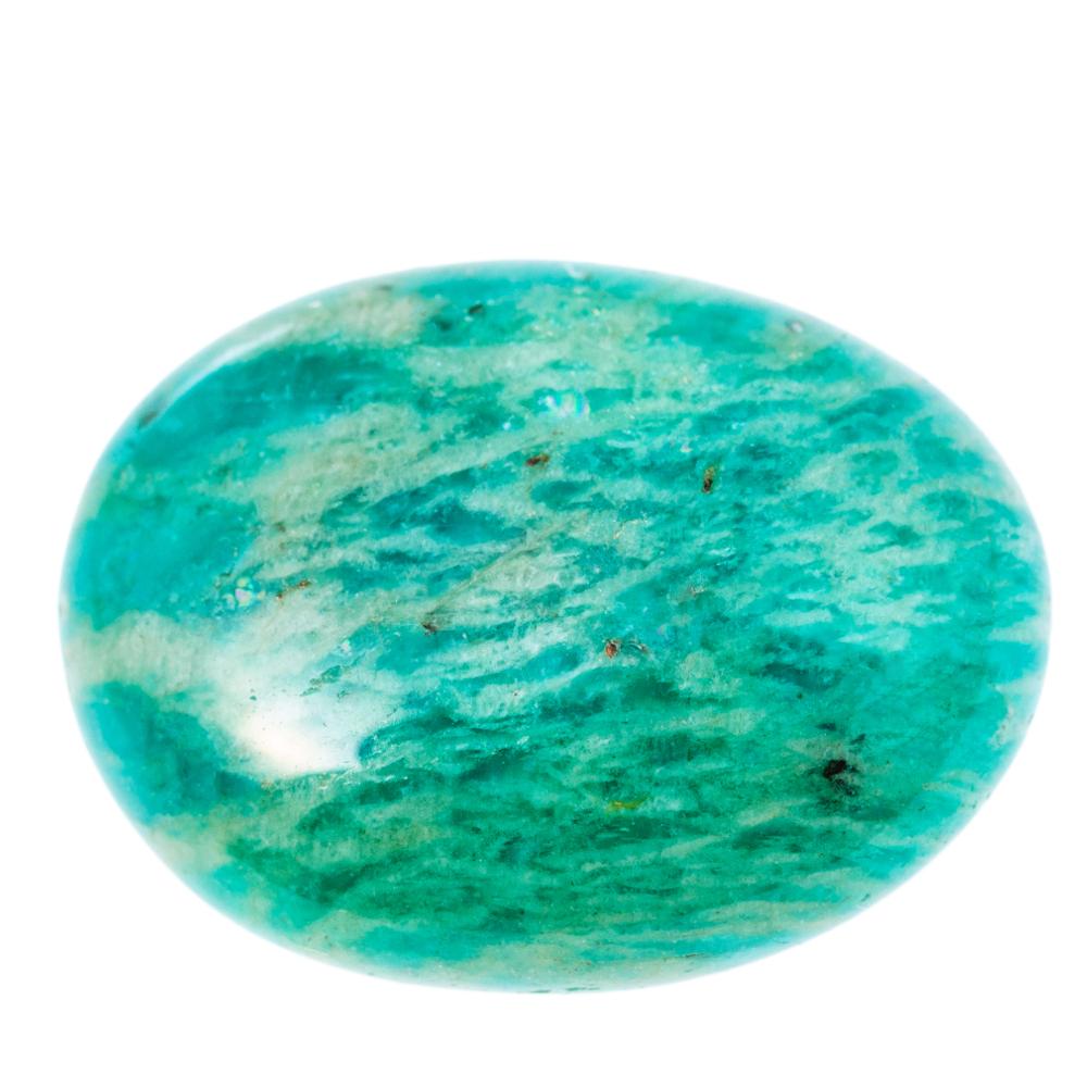 Polished Amazonite Palm Stone