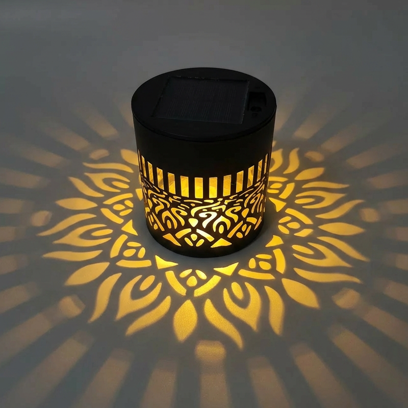 🌞 Buy 1 Get 1 FREE! Solar Mandala Wall Light – Outdoor Garden Projector Lamp for Patio & Fence ✨