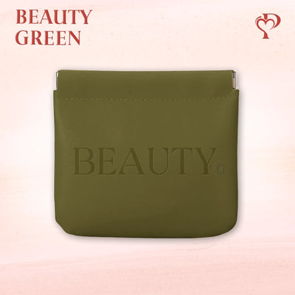 Pouchic - Personalized Snap Closure Leather Organizer Pouch
