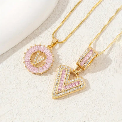【LAST DAY 48% OFF】2 Pack - Initial Letter Pendant Necklaces