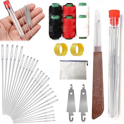 Stainless Steel Large Eye Needle Set, DIY Sewing, Embroidery