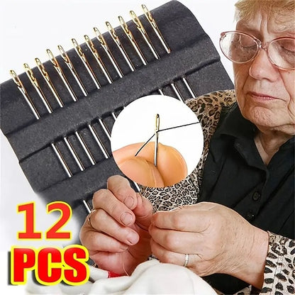 Stainless Steel Large Eye Needle Set, DIY Sewing, Embroidery