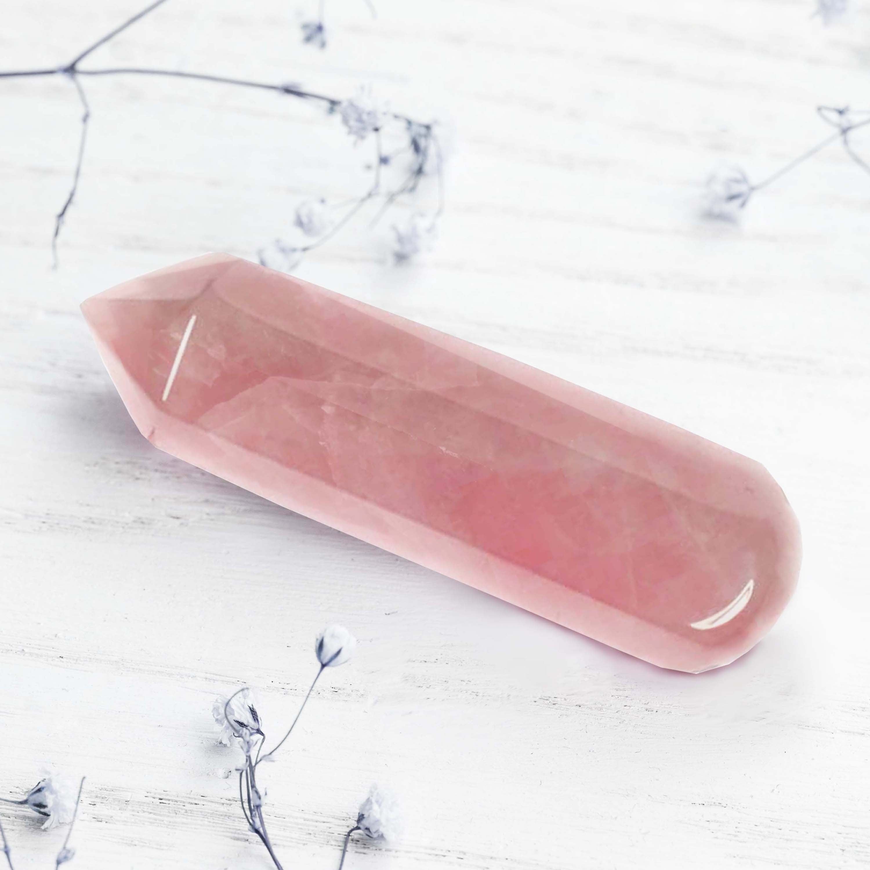 Rose Quartz Massage Wand
