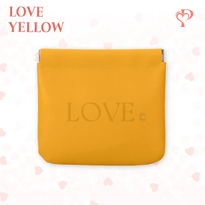 Pouchic - Personalized Snap Closure Leather Organizer Pouch