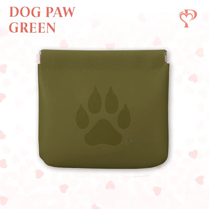 Pouchic - Personalized Snap Closure Leather Organizer Pouch